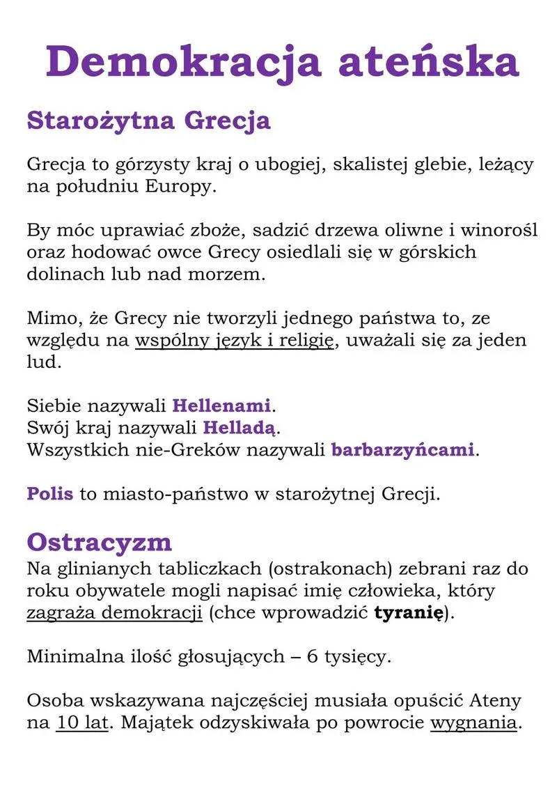 Geneza i rozwój demokracji ateńskiej