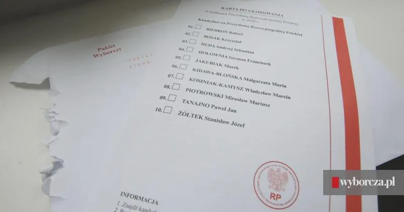 Karta wyborcza