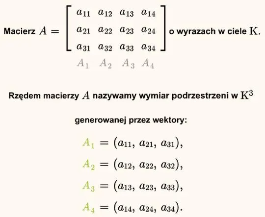 Rząd macierzy